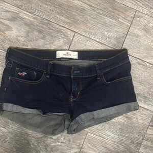 Hollister Blue Jean Shorts Classic Cut-Off Style